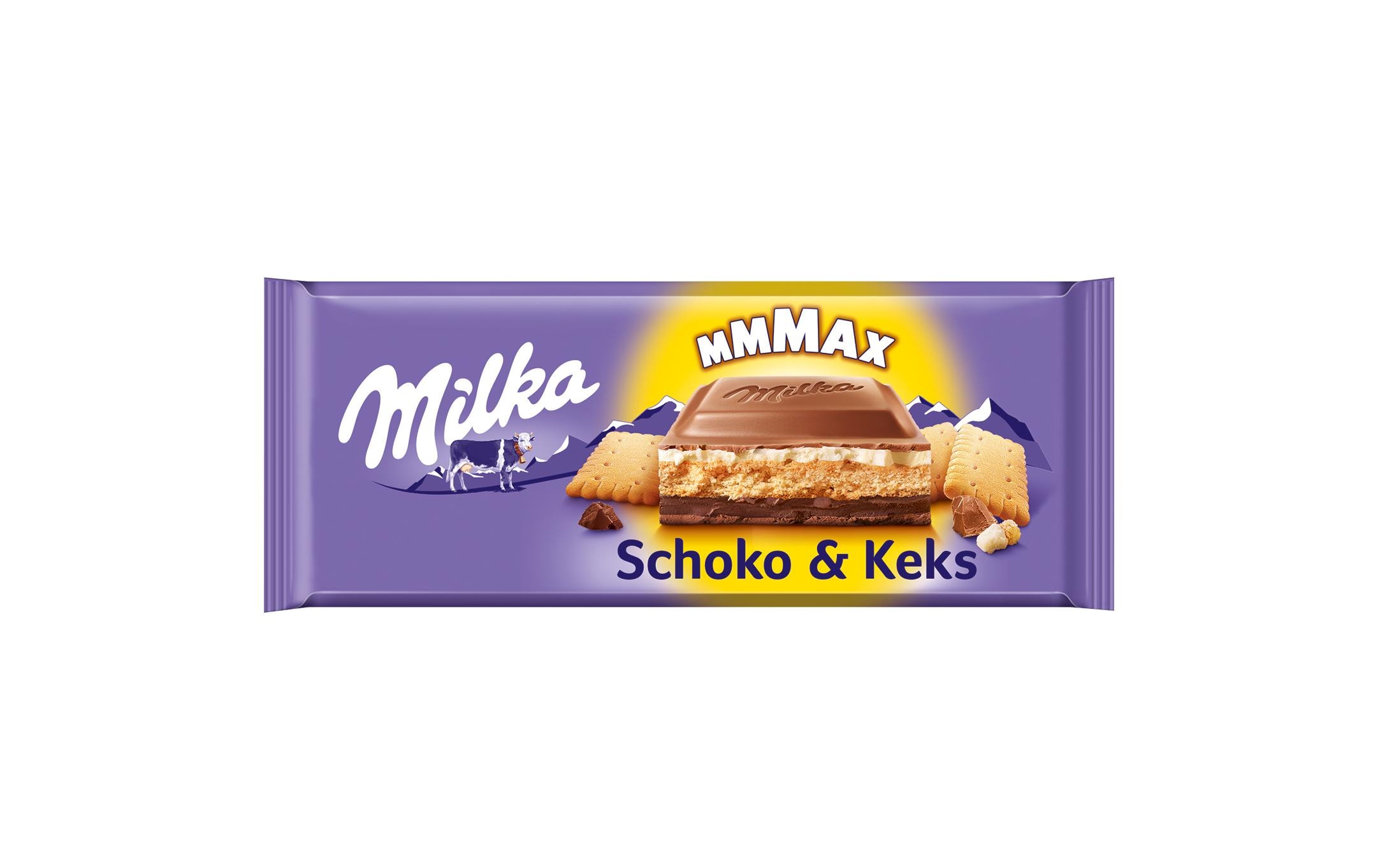 Milka Tafelschokolade Mmmax Schoko & Keks 300 g