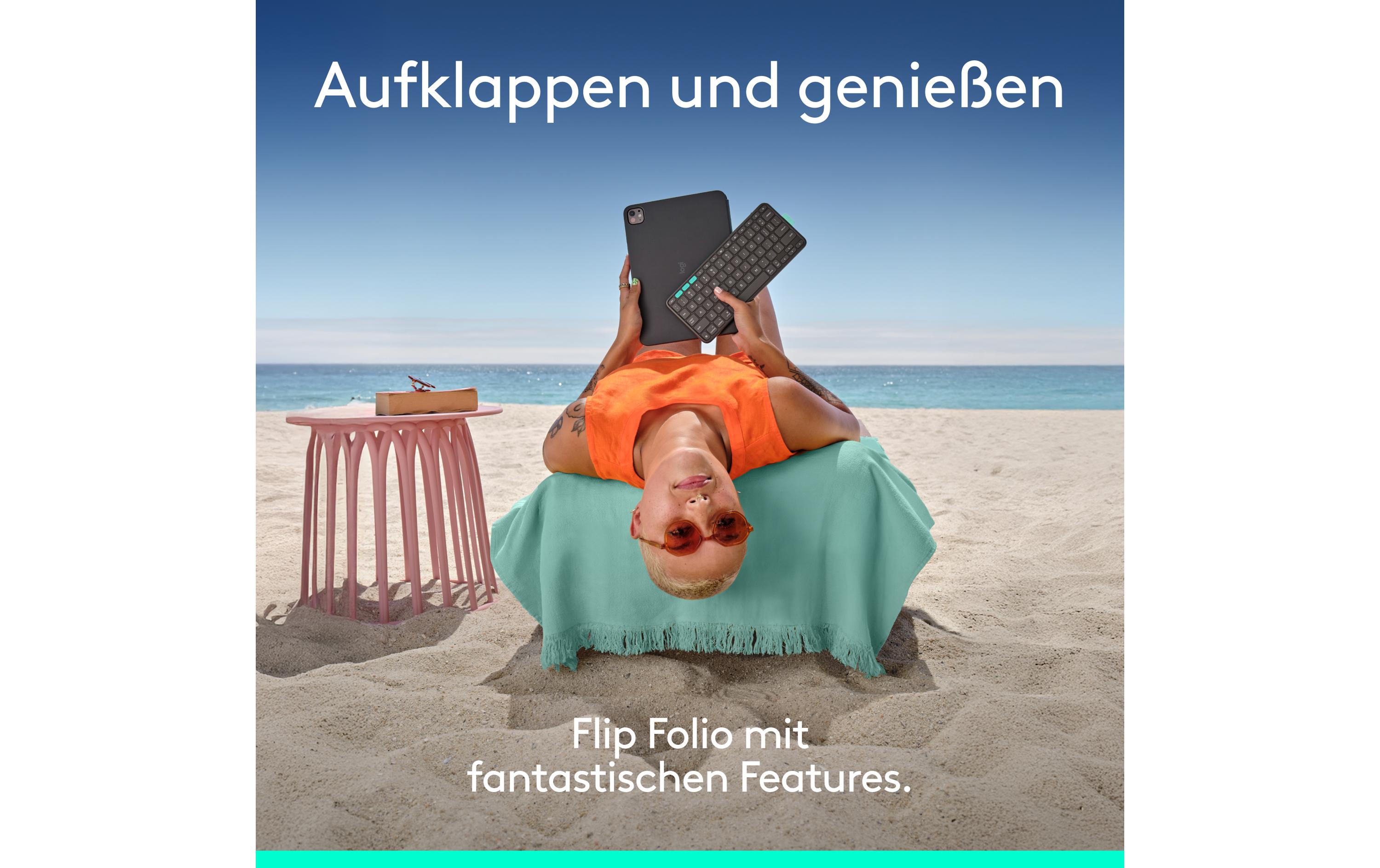 Logitech Tablet Tastatur Cover Flip Folio iPad Pro & Air11