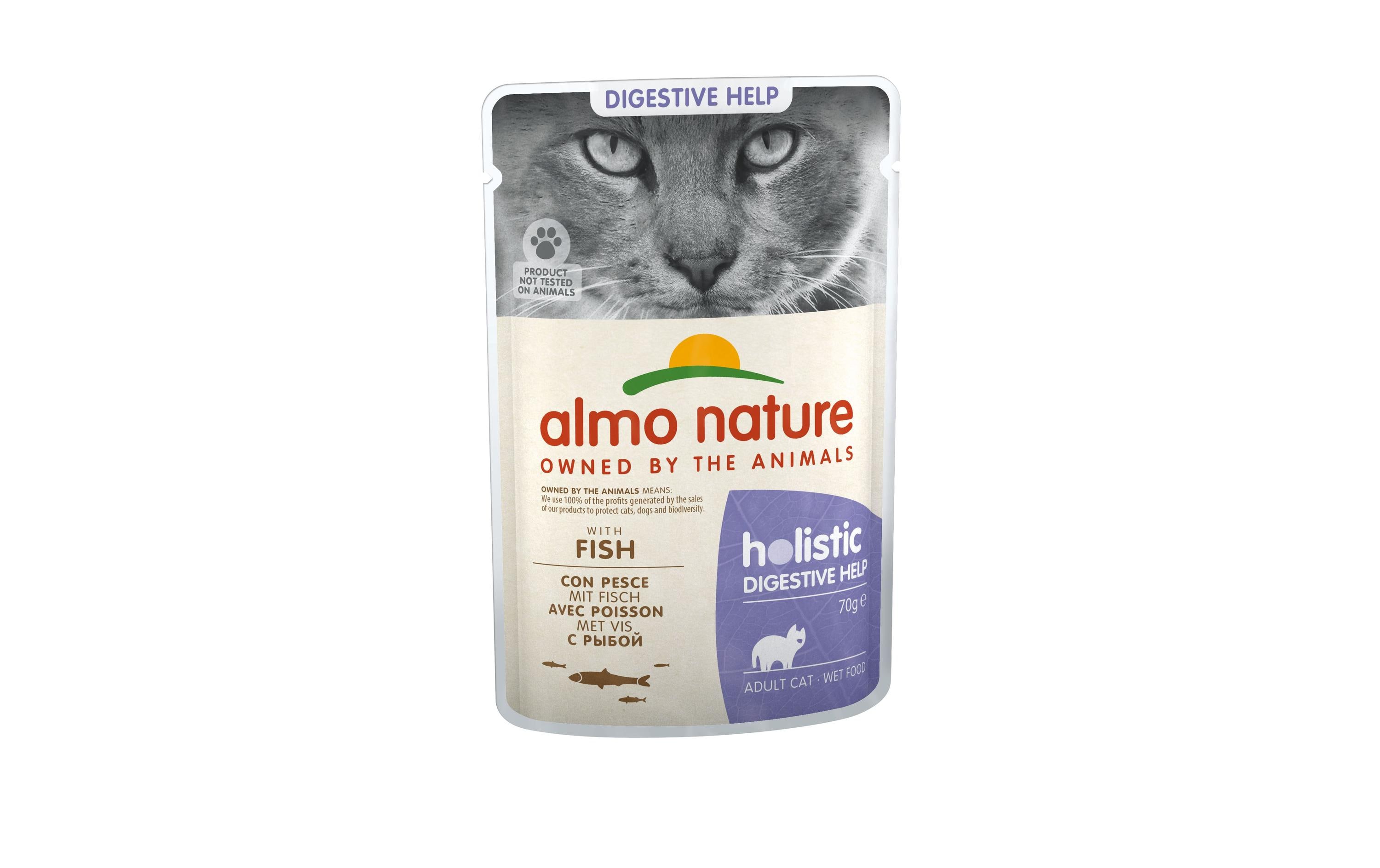 Almo Nature Nassfutter Holistic Digestive Help mit Fisch, 70 g
