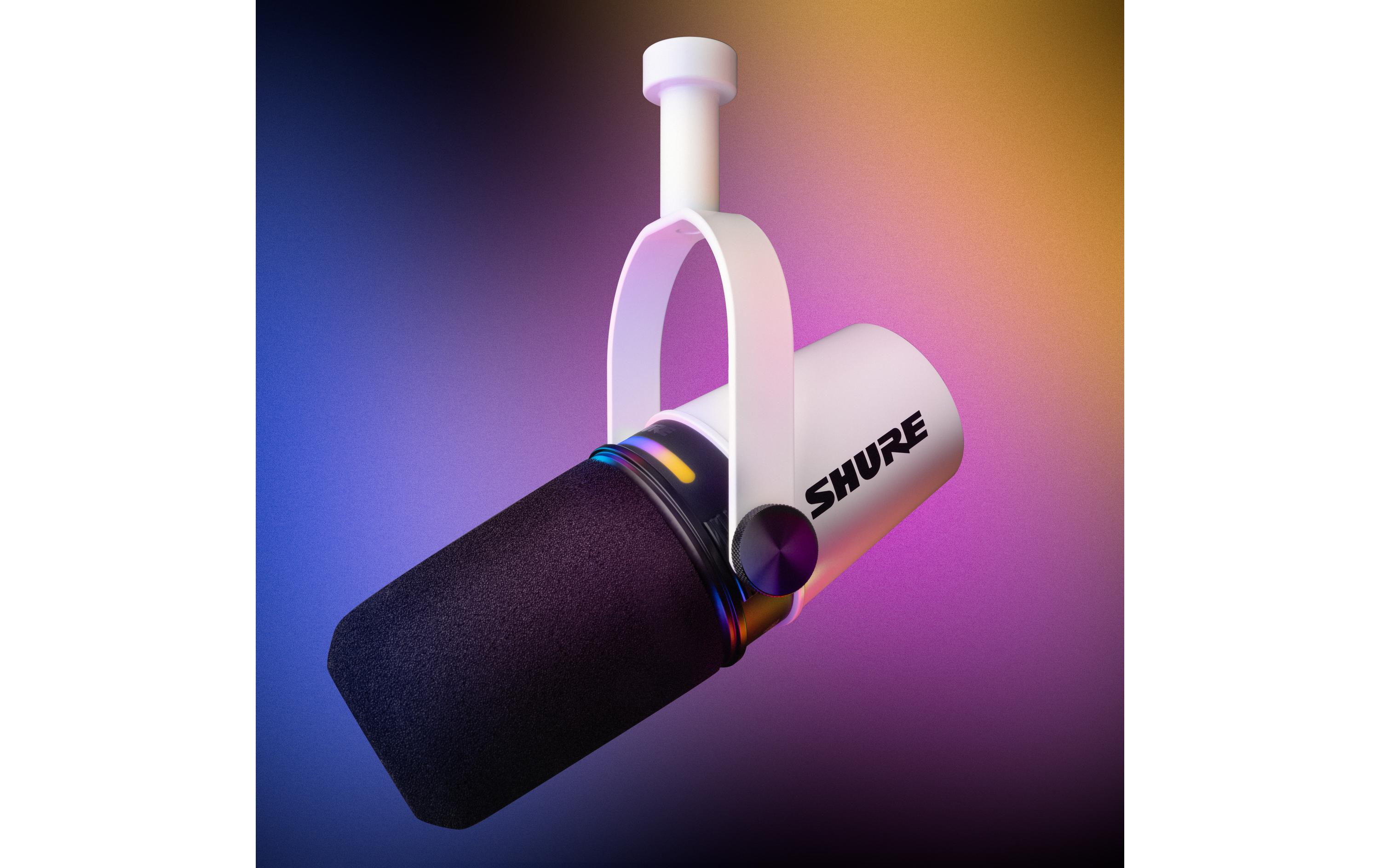 Shure Mikrofon MV7+ Weiss