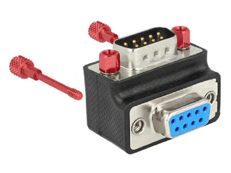 Delock Winkeladapter D-Sub 9Pin Stecker, 270° Delock Winkeladapter D-Sub 9Pin Stecker, 270°