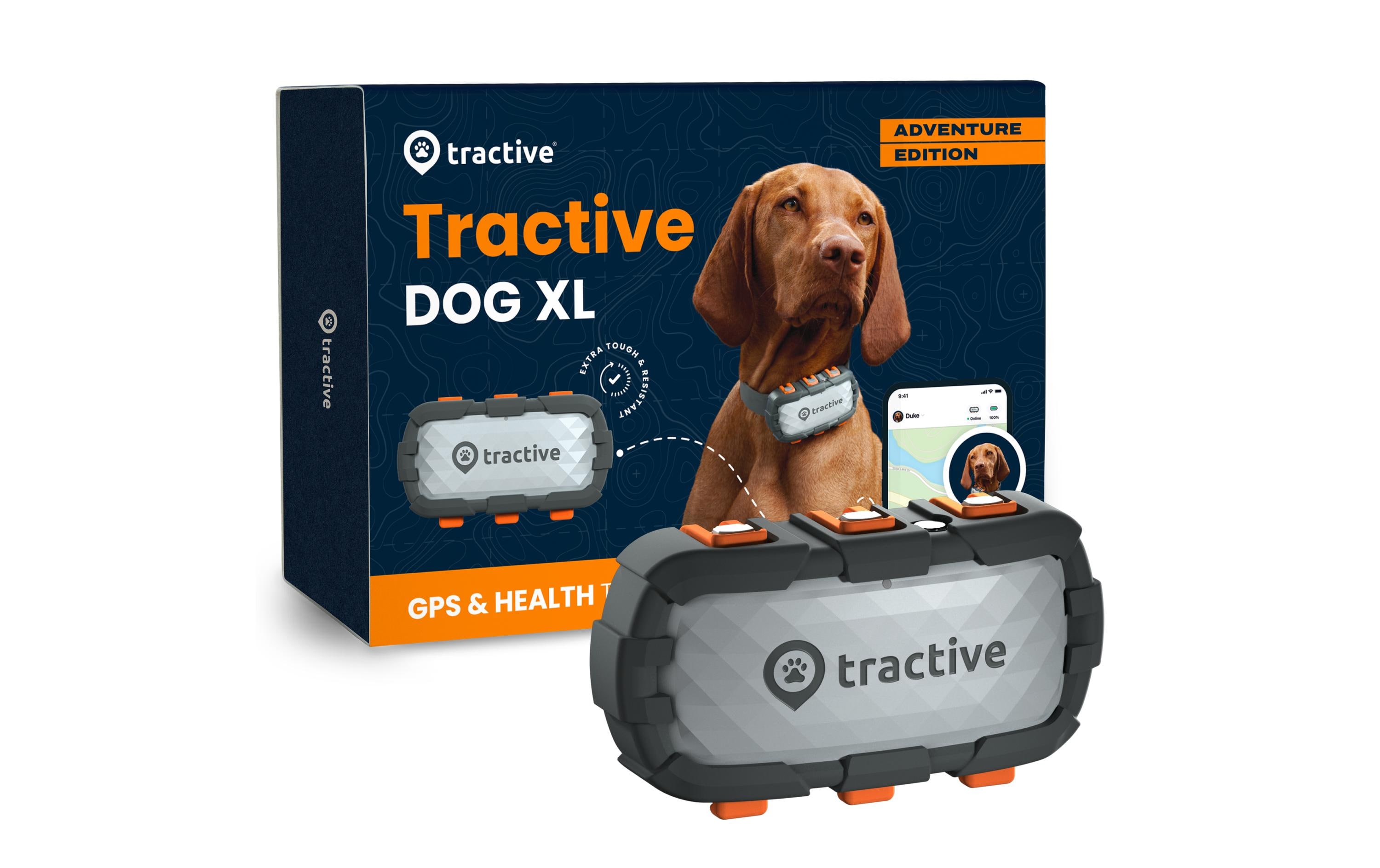 tractive GPS-Tracker DOG XL Adventure Edition, Grau tractive GPS-Tracker DOG XL Adventure Edition, Grau