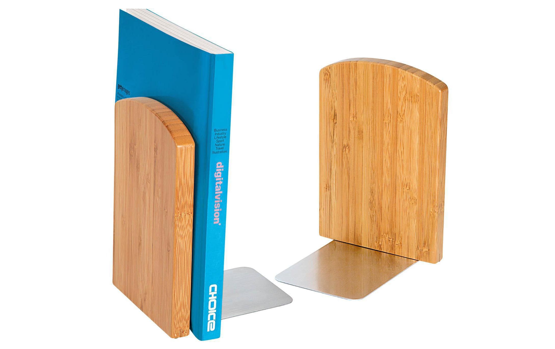 WEDO Buchstützen-Set 2 Stück, Bambus WEDO Buchstützen-Set 2 Stück, Bambus