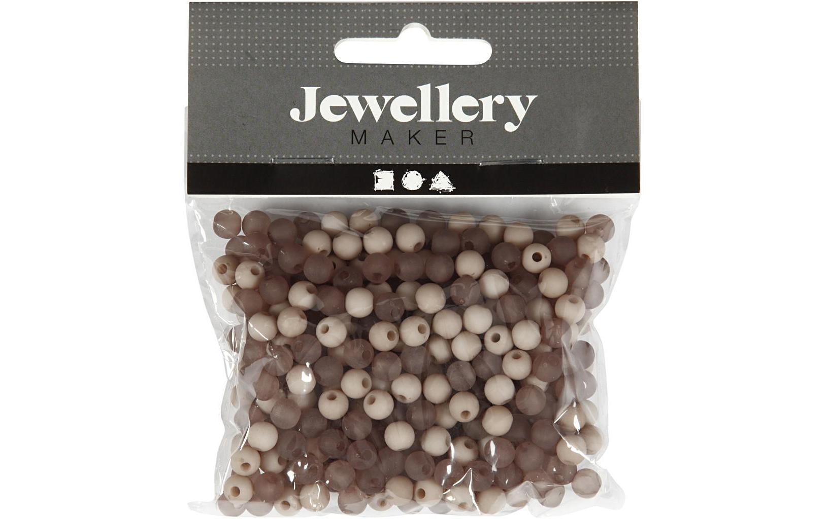 Creativ Company Kunststoffperlen 6 mm, Hellgrau, 150 Stk. Creativ Company Kunststoffperlen 6 mm, Hellgrau, 150 Stk.