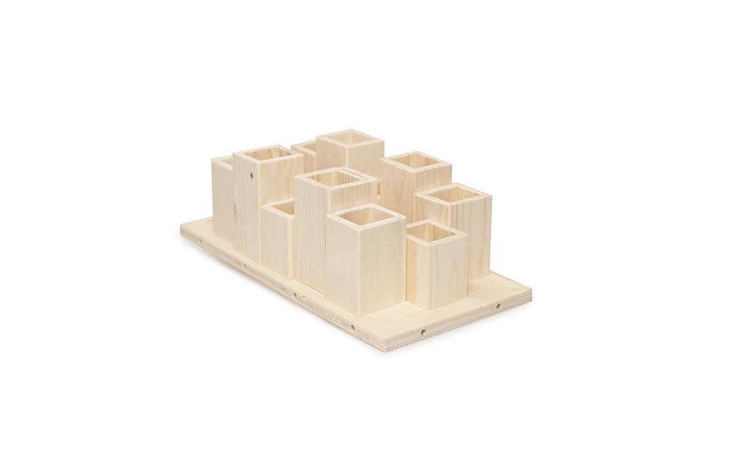 Hundespiele.ch Katzen-Strategiespiel Bleistifthalter aus Holz Hundespiele.ch Katzen-Strategiespiel Bleistifthalter aus Holz