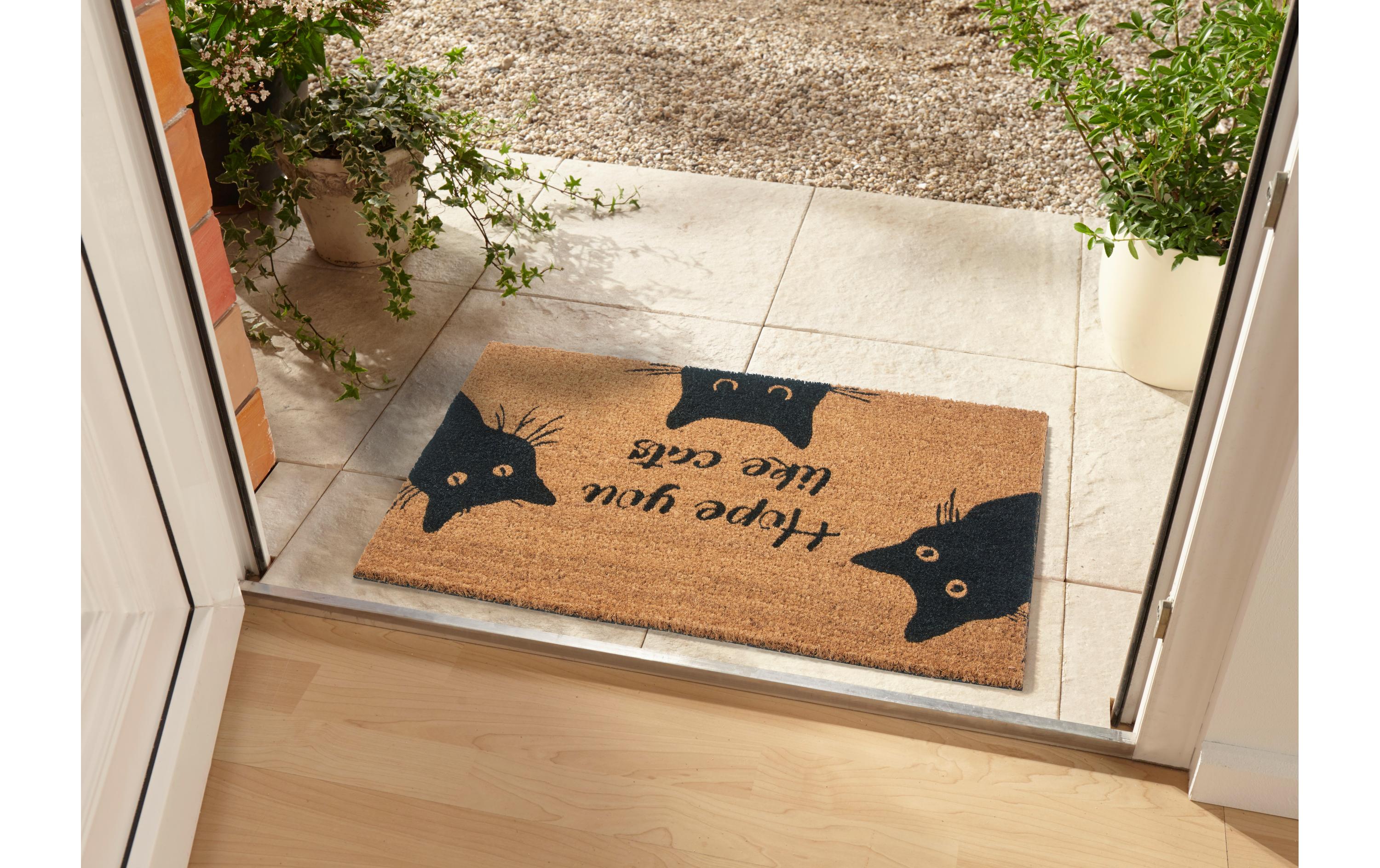 Hanse Home Fussmatte Hope you like cats 45 cm x 75 cm
