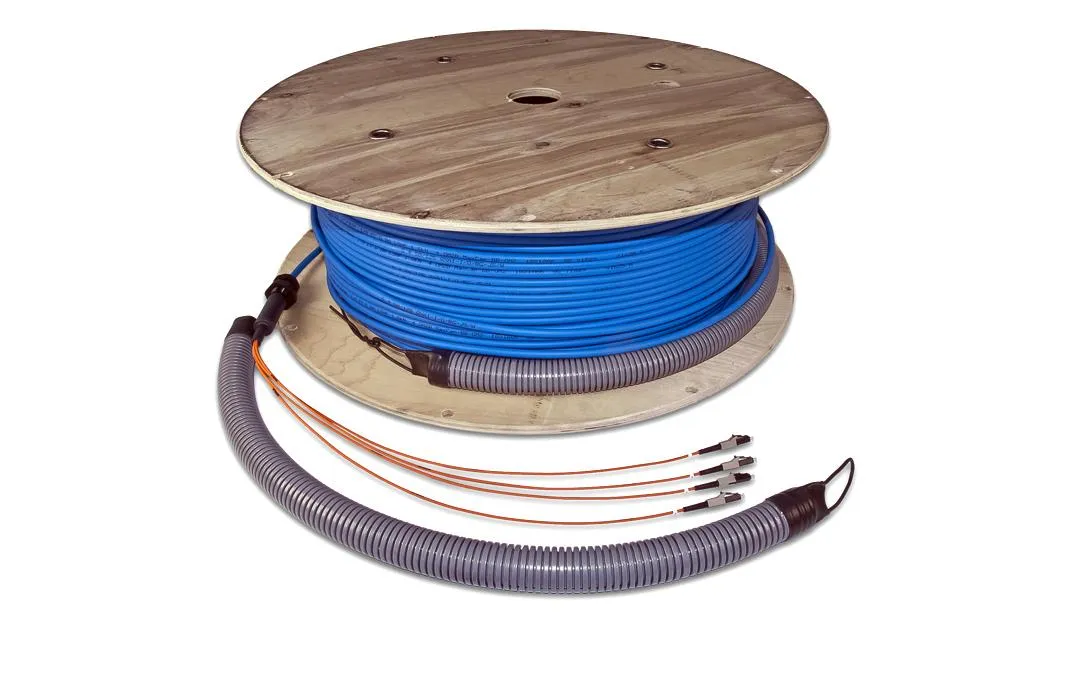 Lightwin LWL-Verlegekabel 12x Multimode LC – LC, OM4, Simplex, 80 m Lightwin LWL-Verlegekabel 12x Multimode LC – LC, OM4, Simplex, 80 m