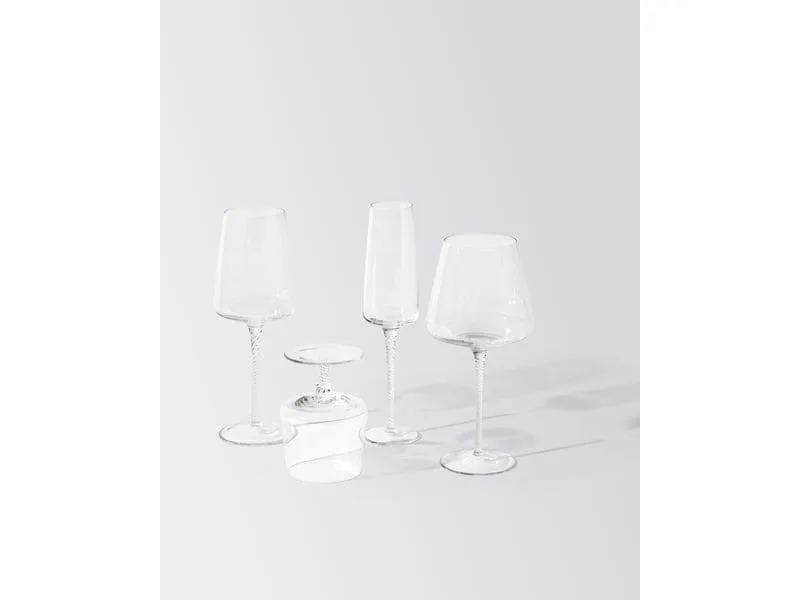 Broste Copenhagen BELLEVUE 450 ml, 4 Stück, Transparent Broste Copenhagen BELLEVUE 450 ml, 4 Stück, Transparent