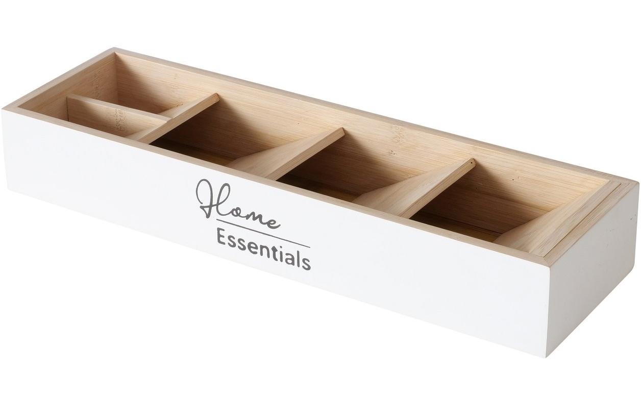 Boltze Aufbewahrungskiste Essentials 40 x 12 cm, Weiss