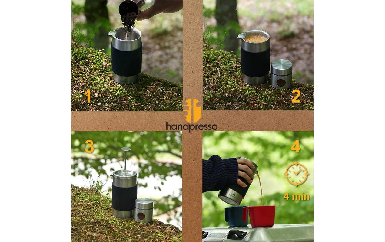 Handpresso Reisekaffeemaschine Thermo French Press 350 ml