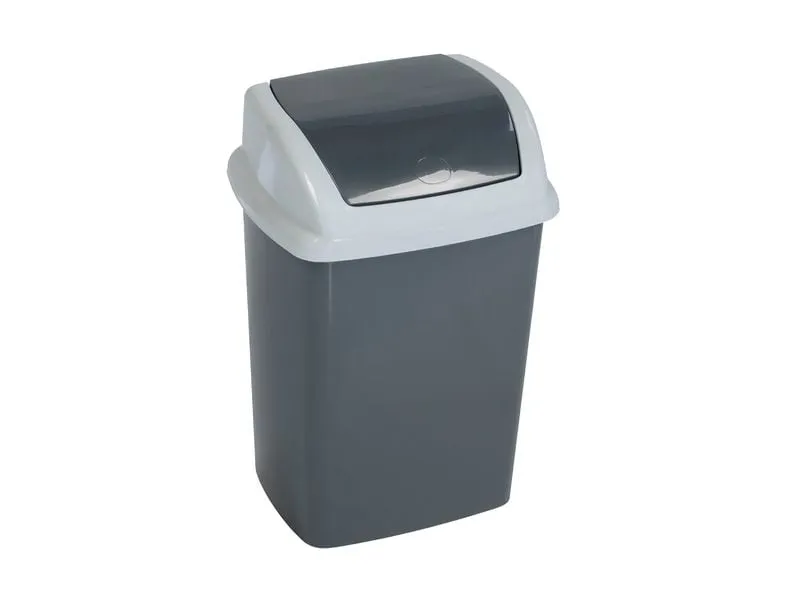 Maul Abfalleimer MAULswing 5 l, Dunkelgrau