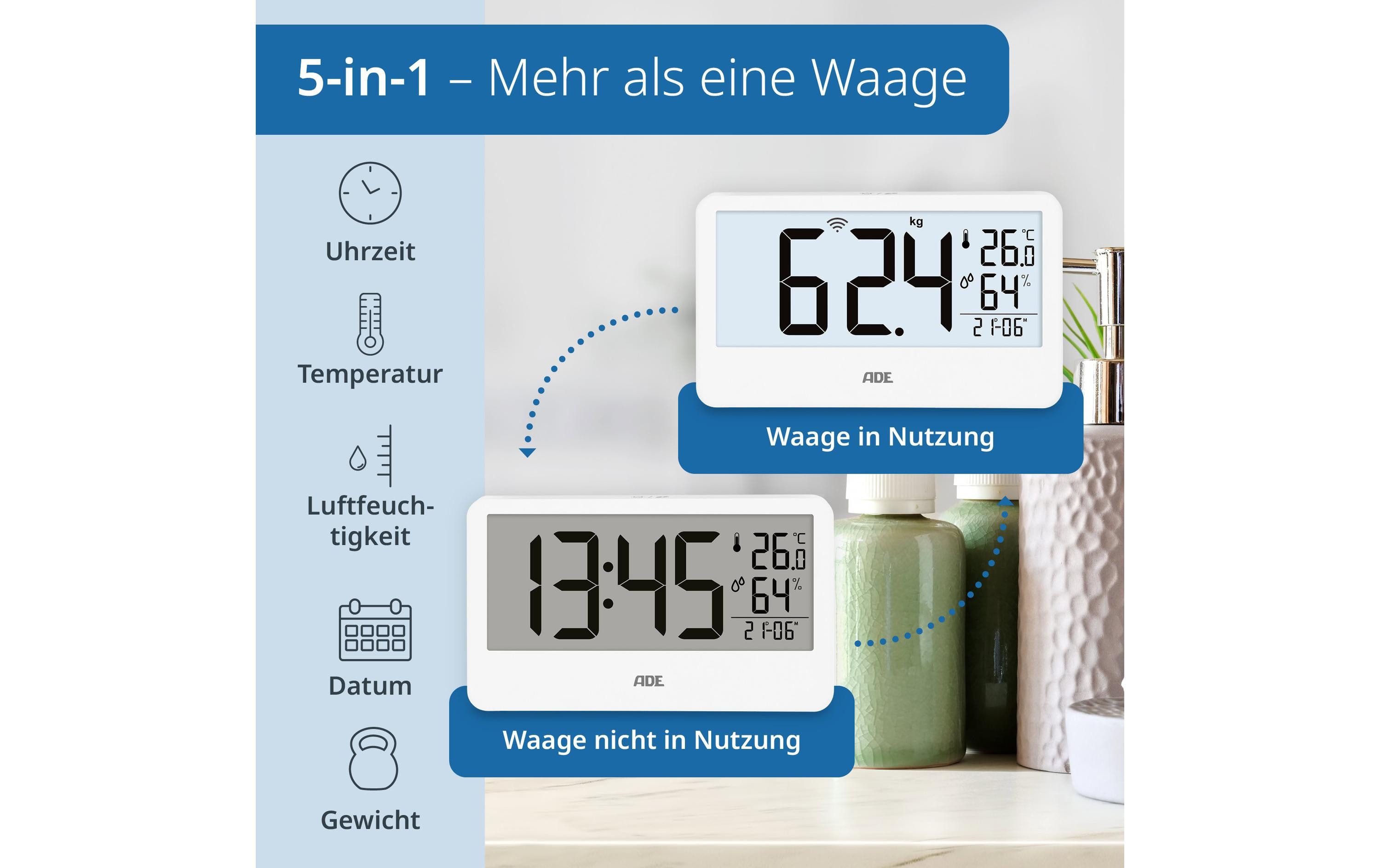 ADE Personenwaage Ronja BE2500-1/-2 Weiss