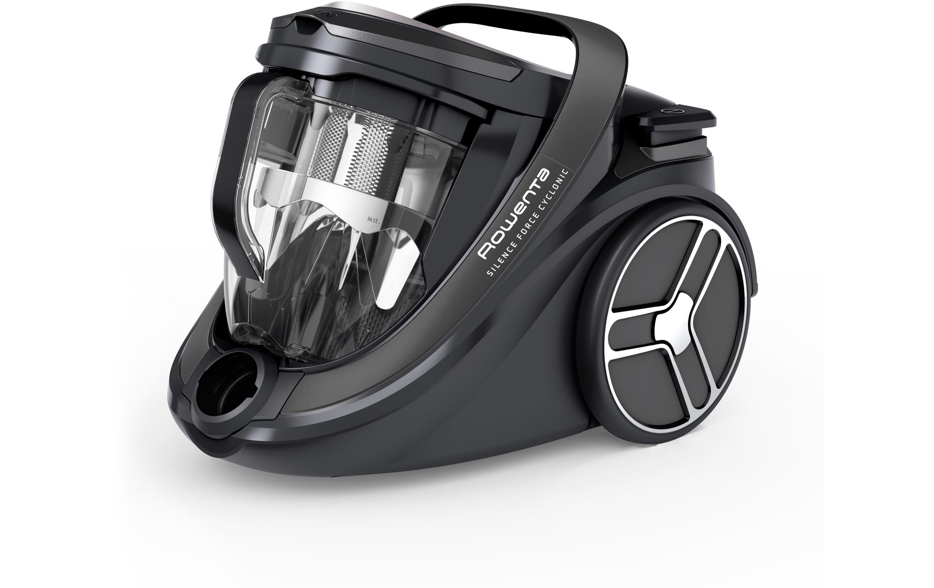 Rowenta Bodenstaubsauger Silence Force Cyclonic Effitech Schwarz