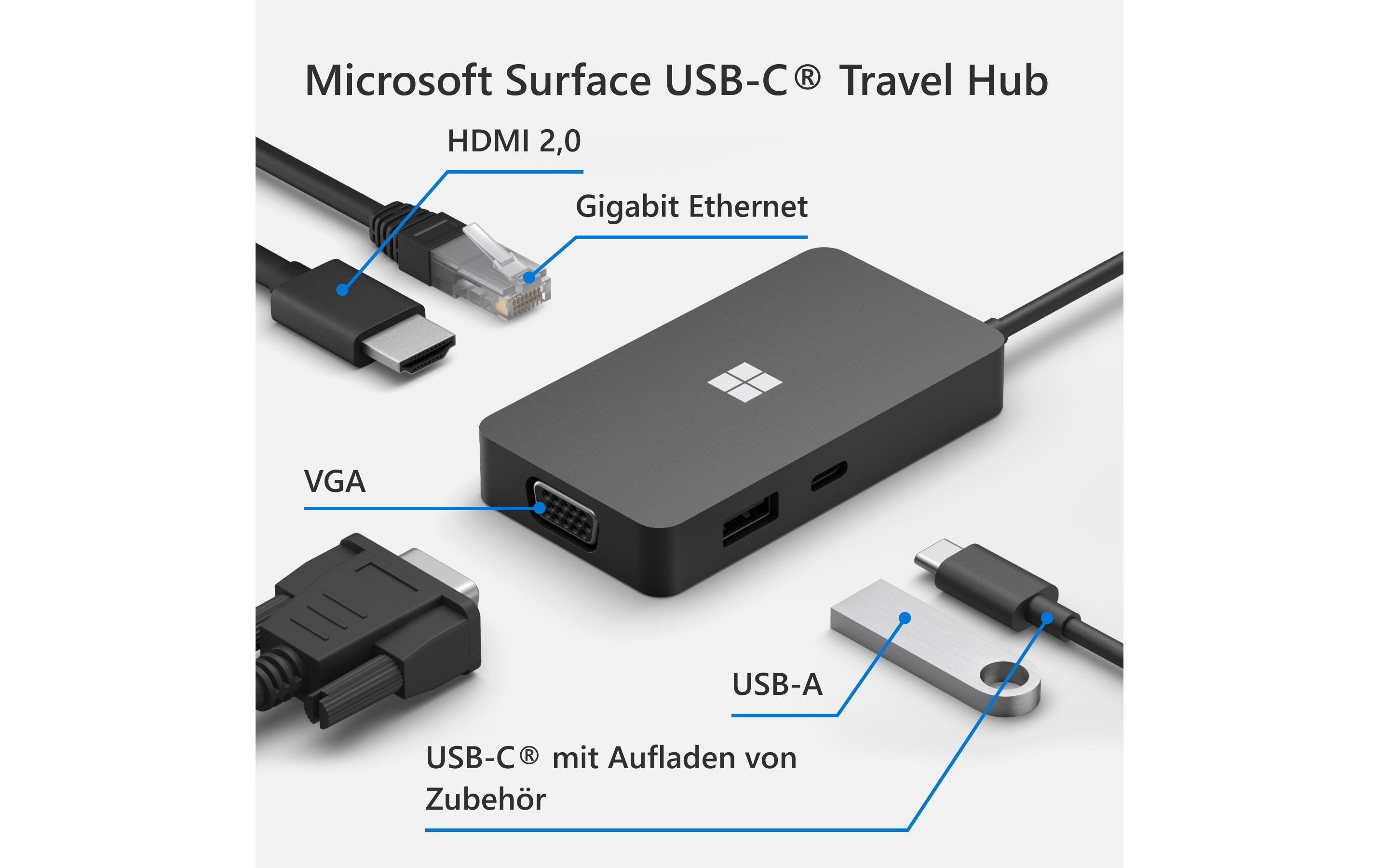 Microsoft Dockingstation USB-C Travel Hub