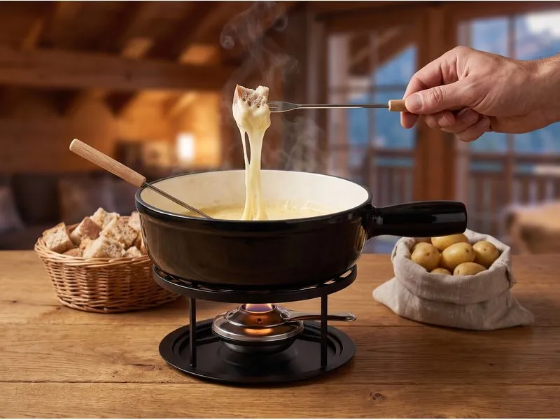 COCON Käsefondue-Set 6 Personen, Schwarz COCON Käsefondue-Set 6 Personen, Schwarz