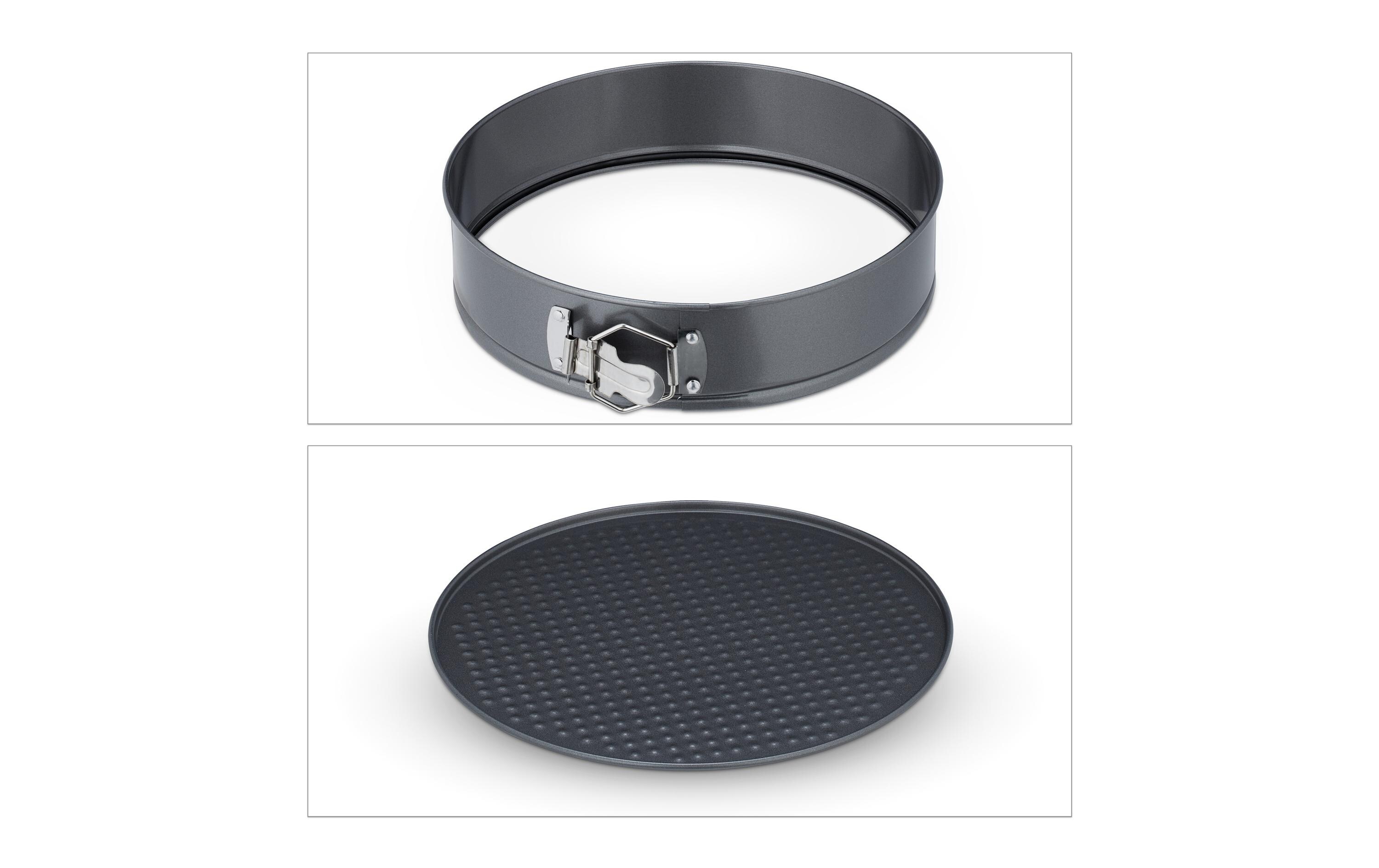 relaxdays Springform 14 cm/18 cm/24 cm/26 cm/28 cm, Anthrazit