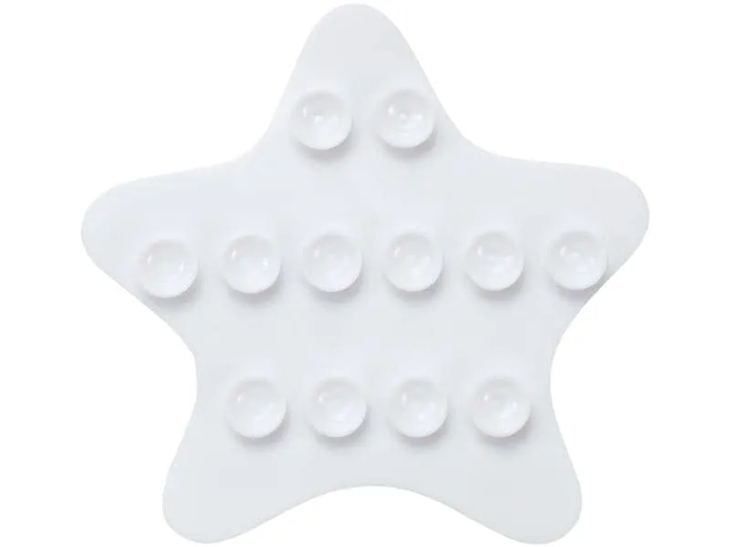 diaqua® Badewanneneinlage Minis Starfish 5 Stück, Weiss
