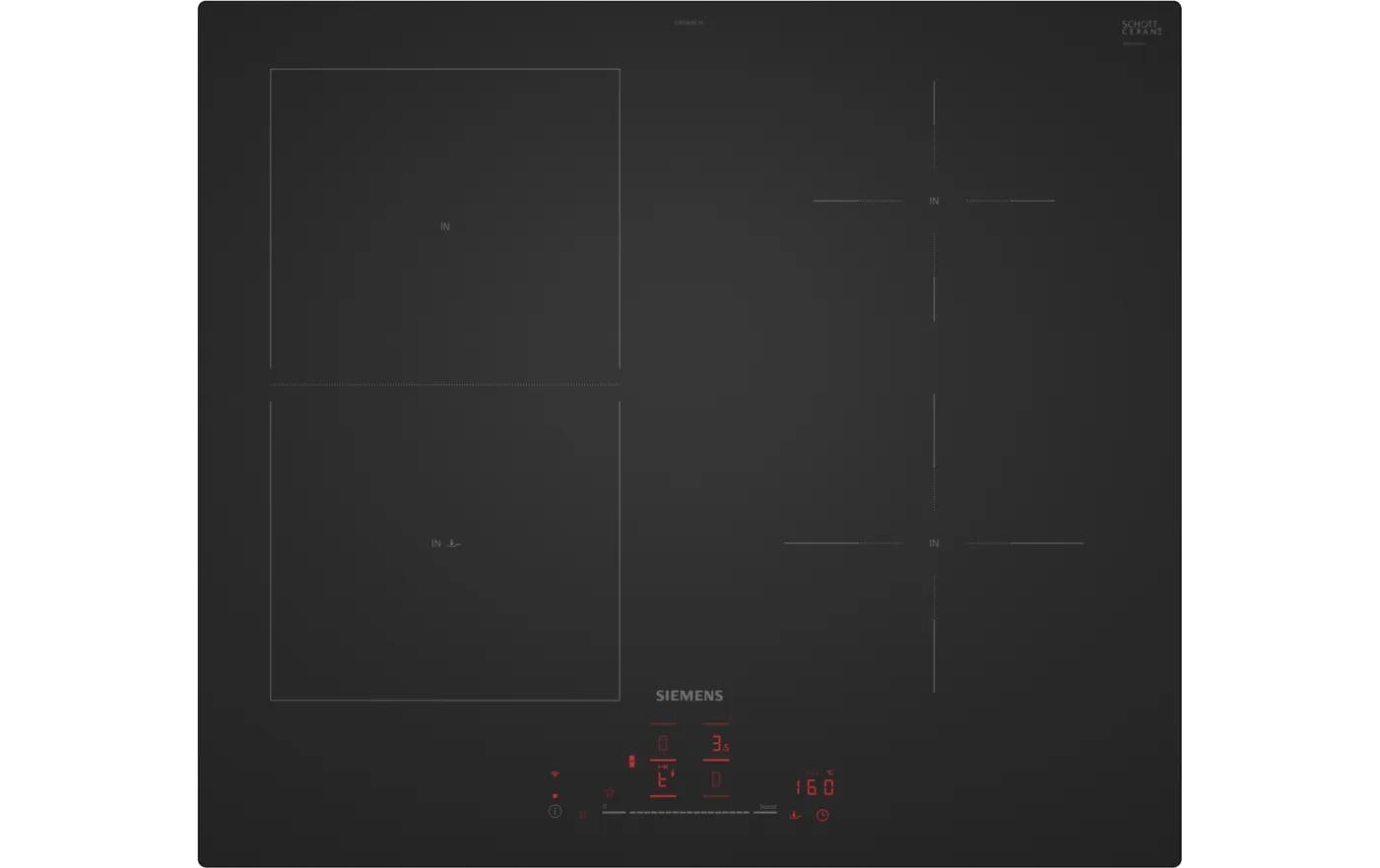 Siemens Induktionskochfeld iQ500 ED61AHSC1E Rahmenlos