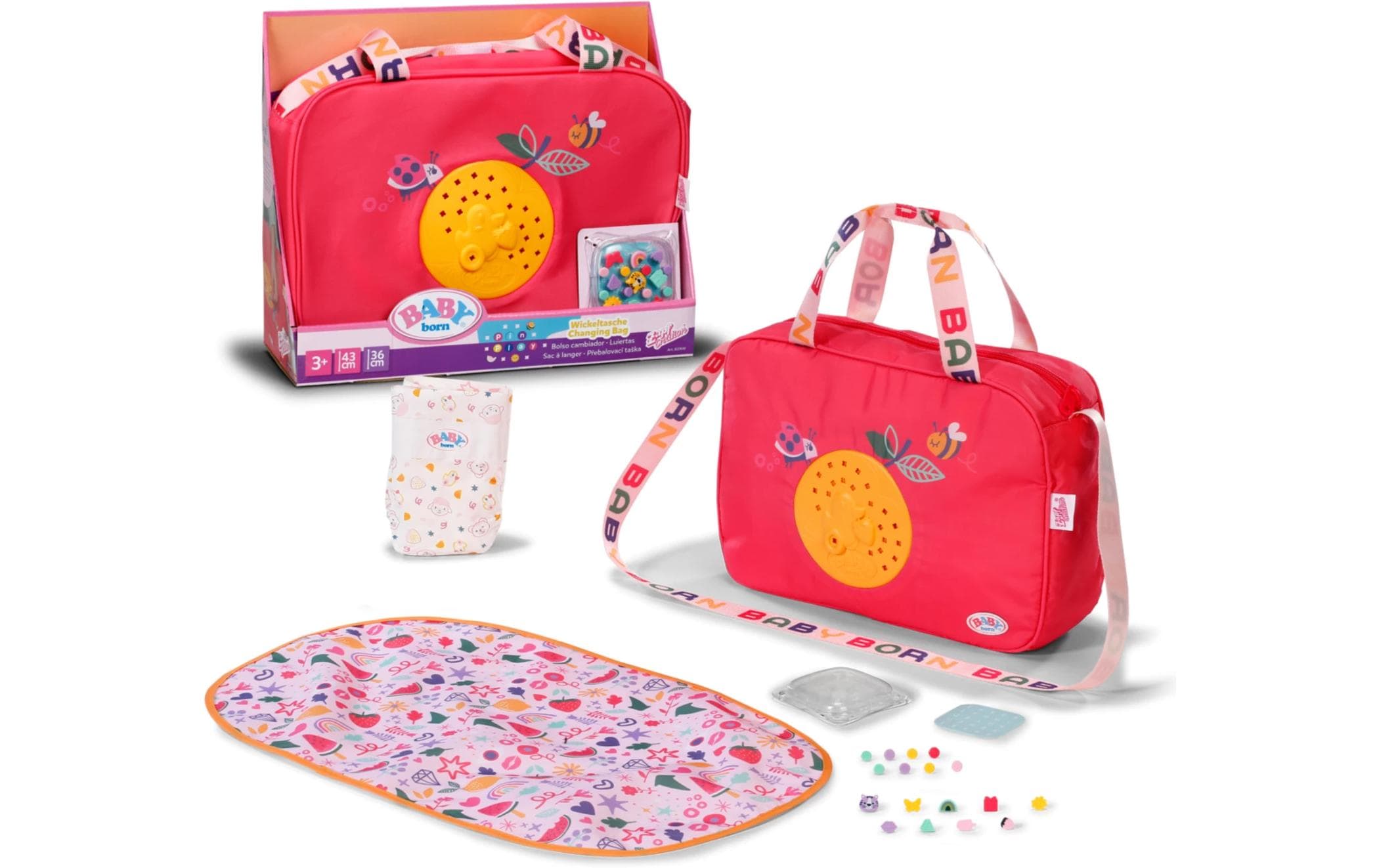 Baby Born Puppenzubehör Pinplay Wickeltasche Baby Born Puppenzubehör Pinplay Wickeltasche