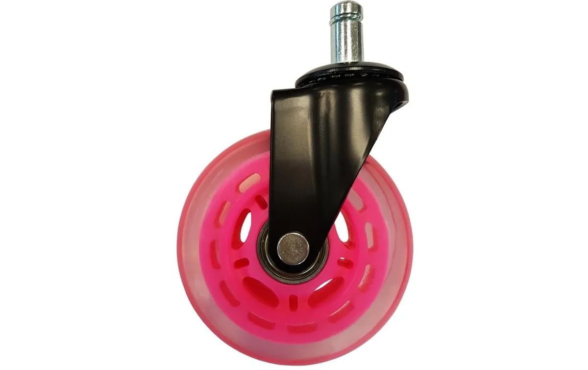LC-Power Gaming Stuhlrollen 5er Set Pink LC-Power Gaming Stuhlrollen 5er Set Pink