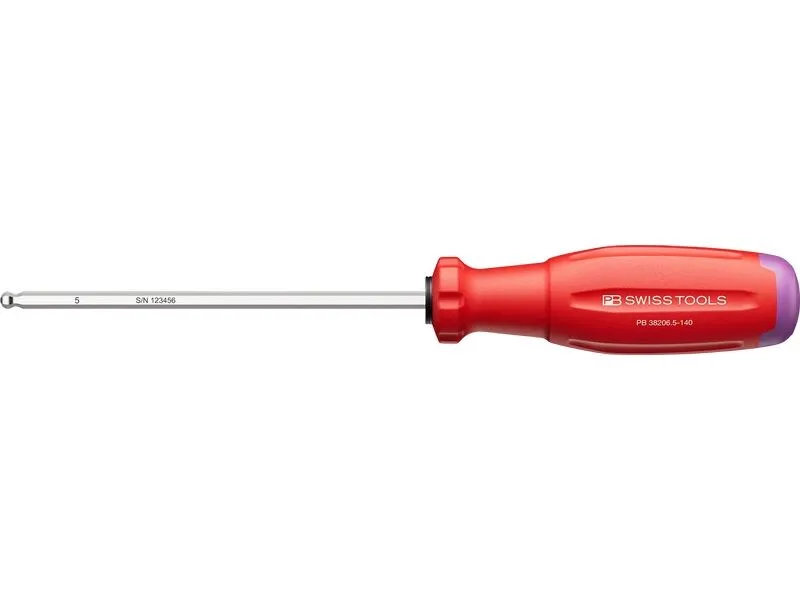 PB Swiss Tools Innensechskant-Schraubenzieher 38206.5-140 HEX 5