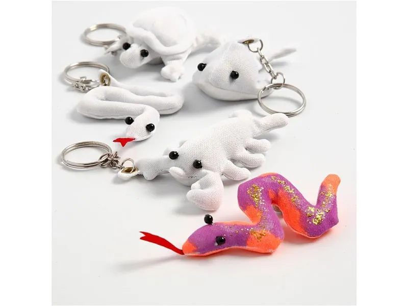 Creativ Company Schlüsselband 4-8 cm, 4 Stück, Weiss Creativ Company Schlüsselband 4-8 cm, 4 Stück, Weiss