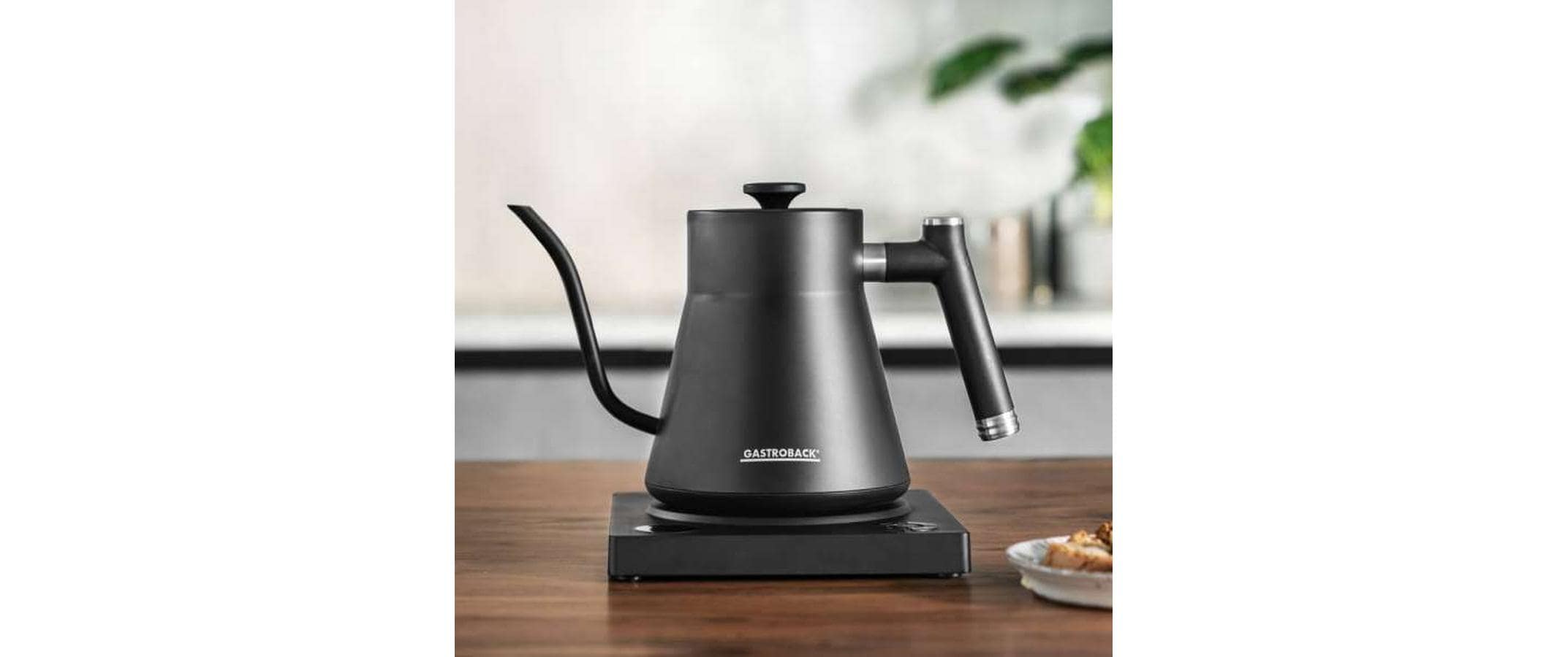 Gastroback Wasserkocher Pour Over Advanced 1 l, Schwarz