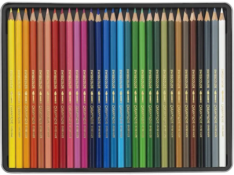 Caran d'Ache Aquarellfarbstifte Swisscolor 30 Stück Caran d'Ache Aquarellfarbstifte Swisscolor 30 Stück
