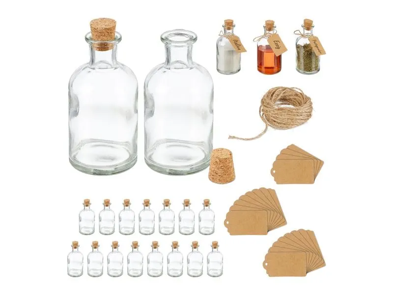 relaxdays Einmachflasche 125 ml, 20 Stück relaxdays Einmachflasche 125 ml, 20 Stück
