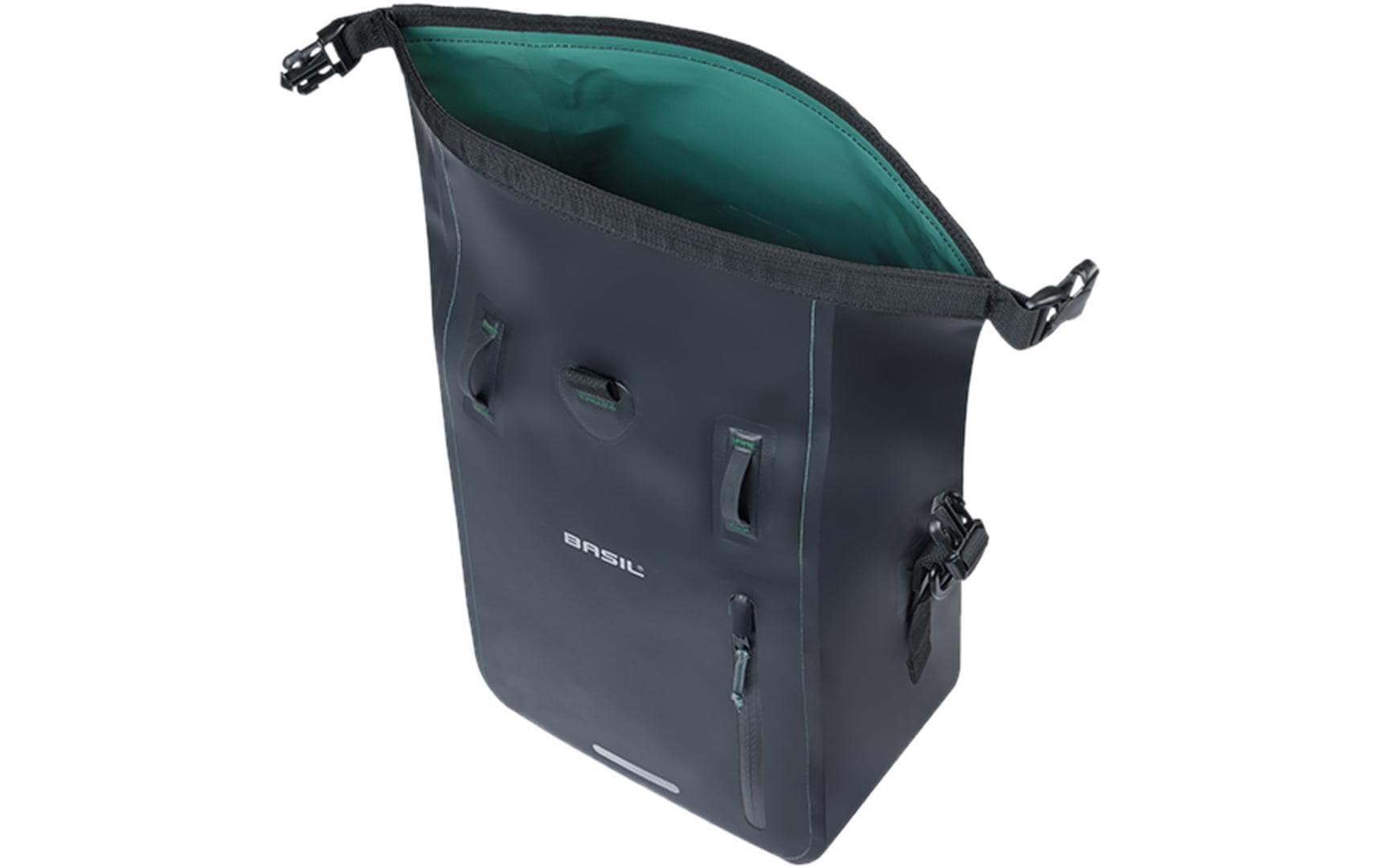 BASIL Gepäckträgertasche Rivo M, Tarpaulin MIK 12-15 l, schwarz