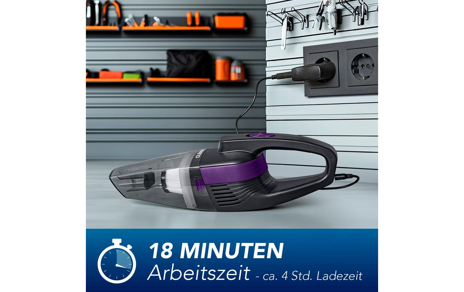 CLEANmaxx Akku-Handsauger Grau, Violett Grau, Violett