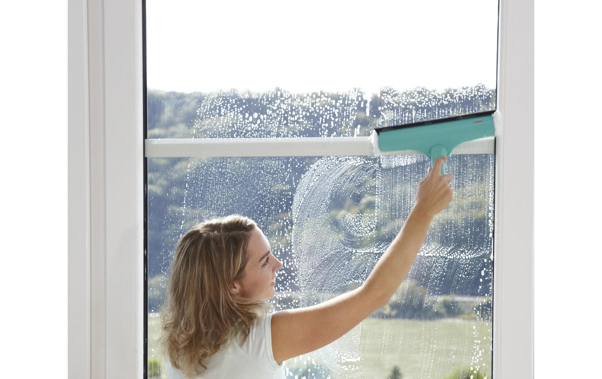 Leifheit Handfensterwischer 3 in 1 Grün