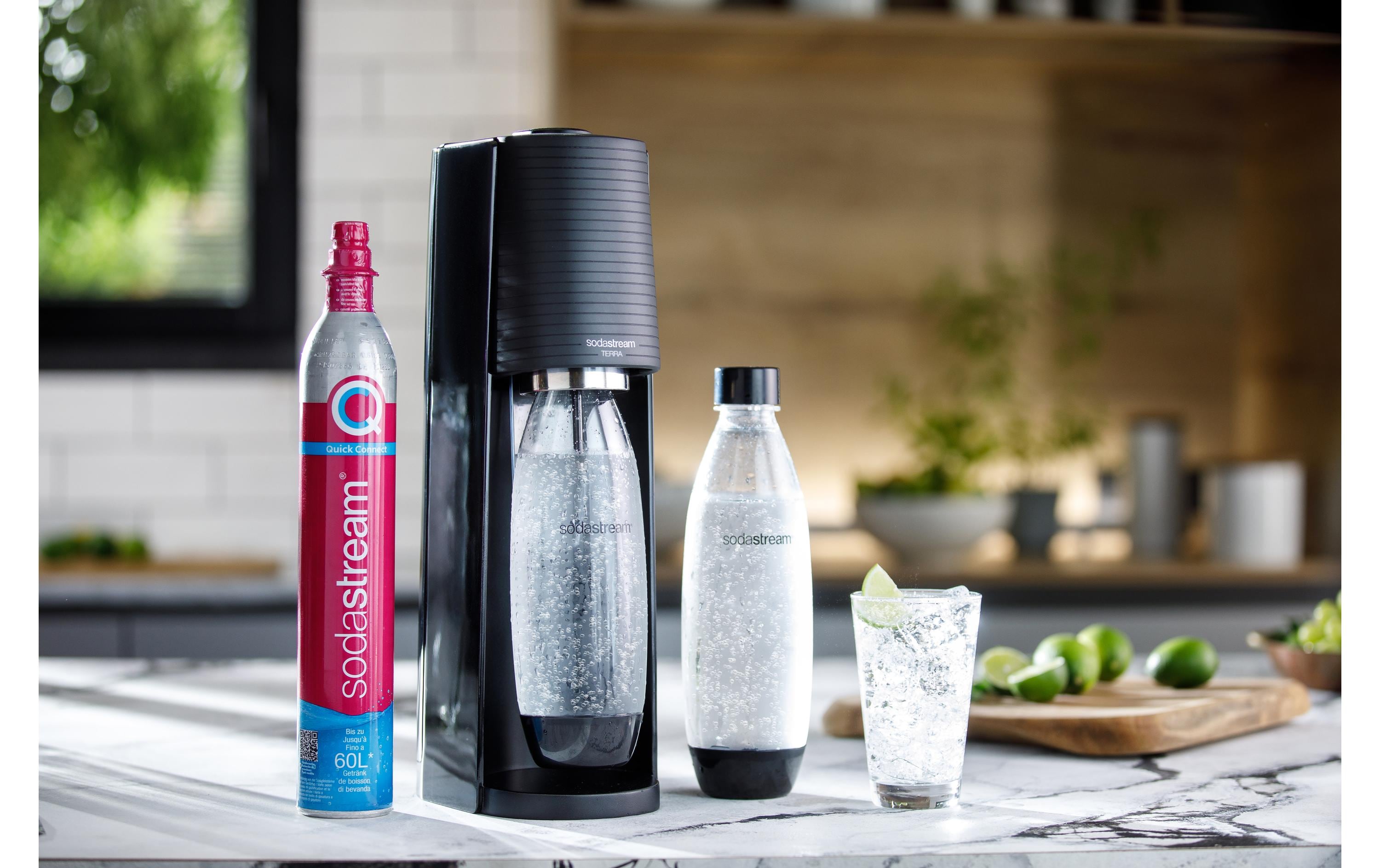 Sodastream Wassersprudler Terra Schwarz 1238367