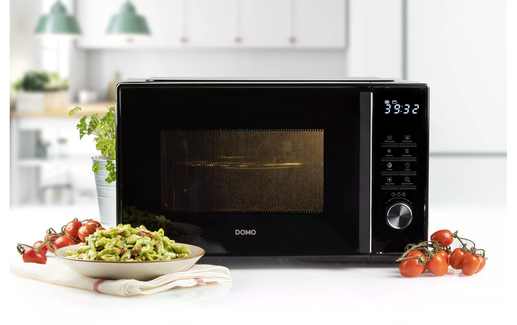 Domo Mikrowelle mit Grill DO22501G Schwarz