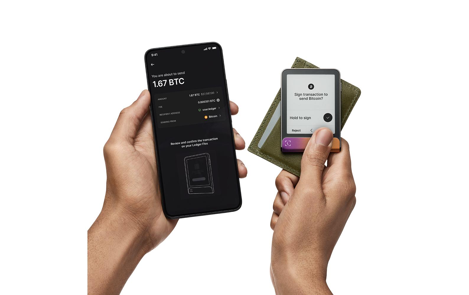 Ledger Flex (inkl. Recovery Key) Ferro Fuchsia