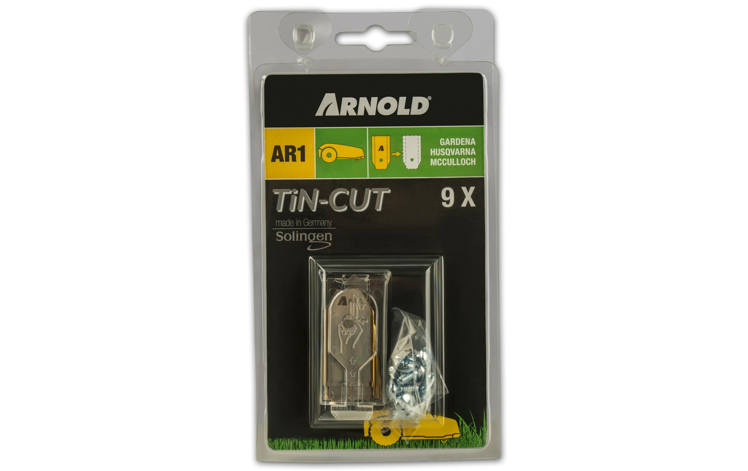 Arnold Ersatzmesser TiN-Cut AR1 Husqvarna, Gardena, McCulloch Arnold Ersatzmesser TiN-Cut AR1 Husqvarna, Gardena, McCulloch