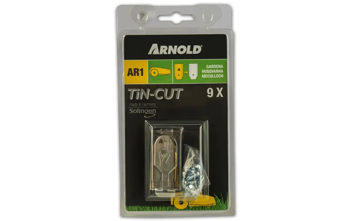 Arnold Ersatzmesser TiN-Cut AR1 Husqvarna, Gardena, McCulloch Arnold Ersatzmesser TiN-Cut AR1 Husqvarna, Gardena, McCulloch