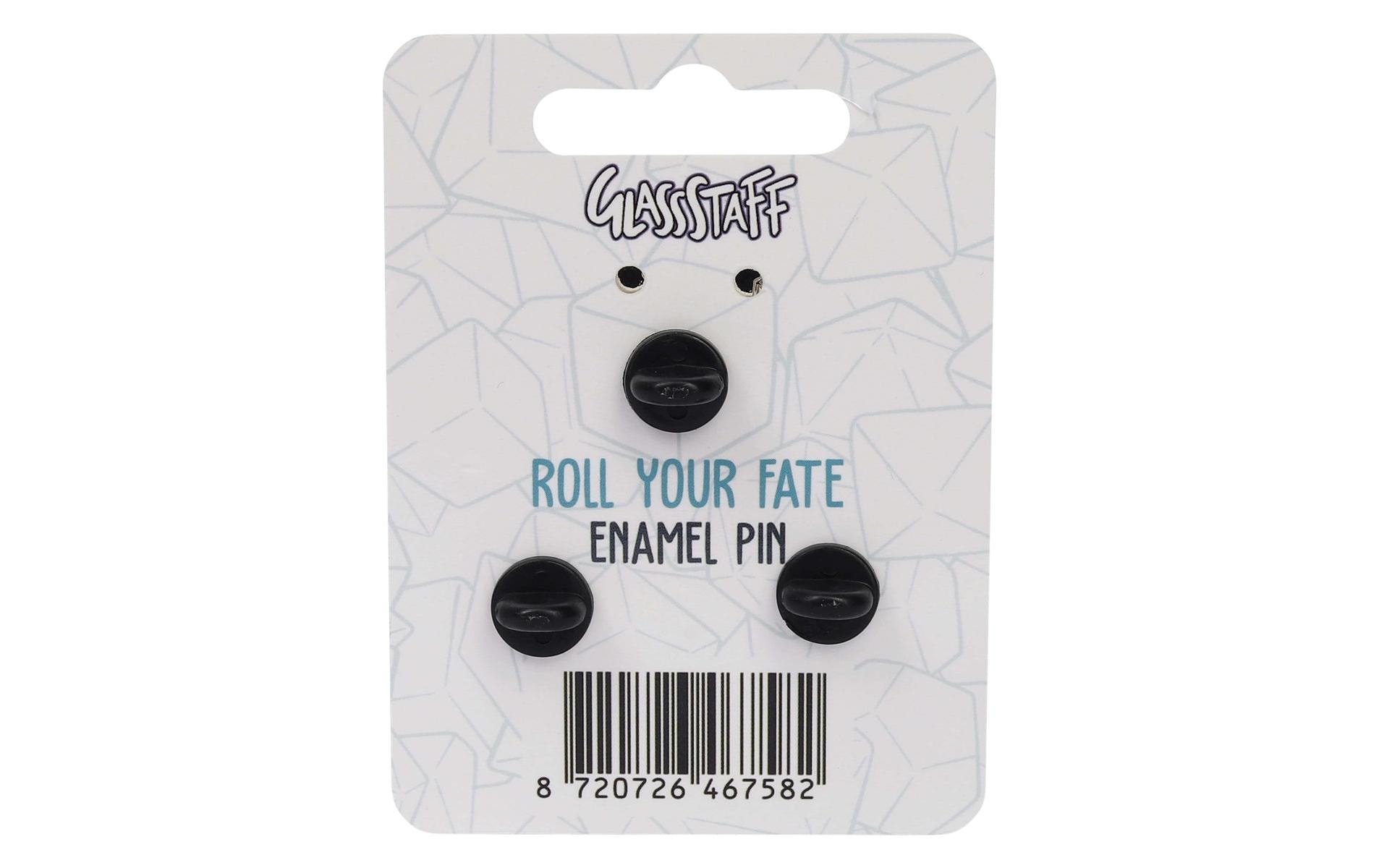 Glass Staff Anstecker Roll Your Fate Spinner Mehrfarbig