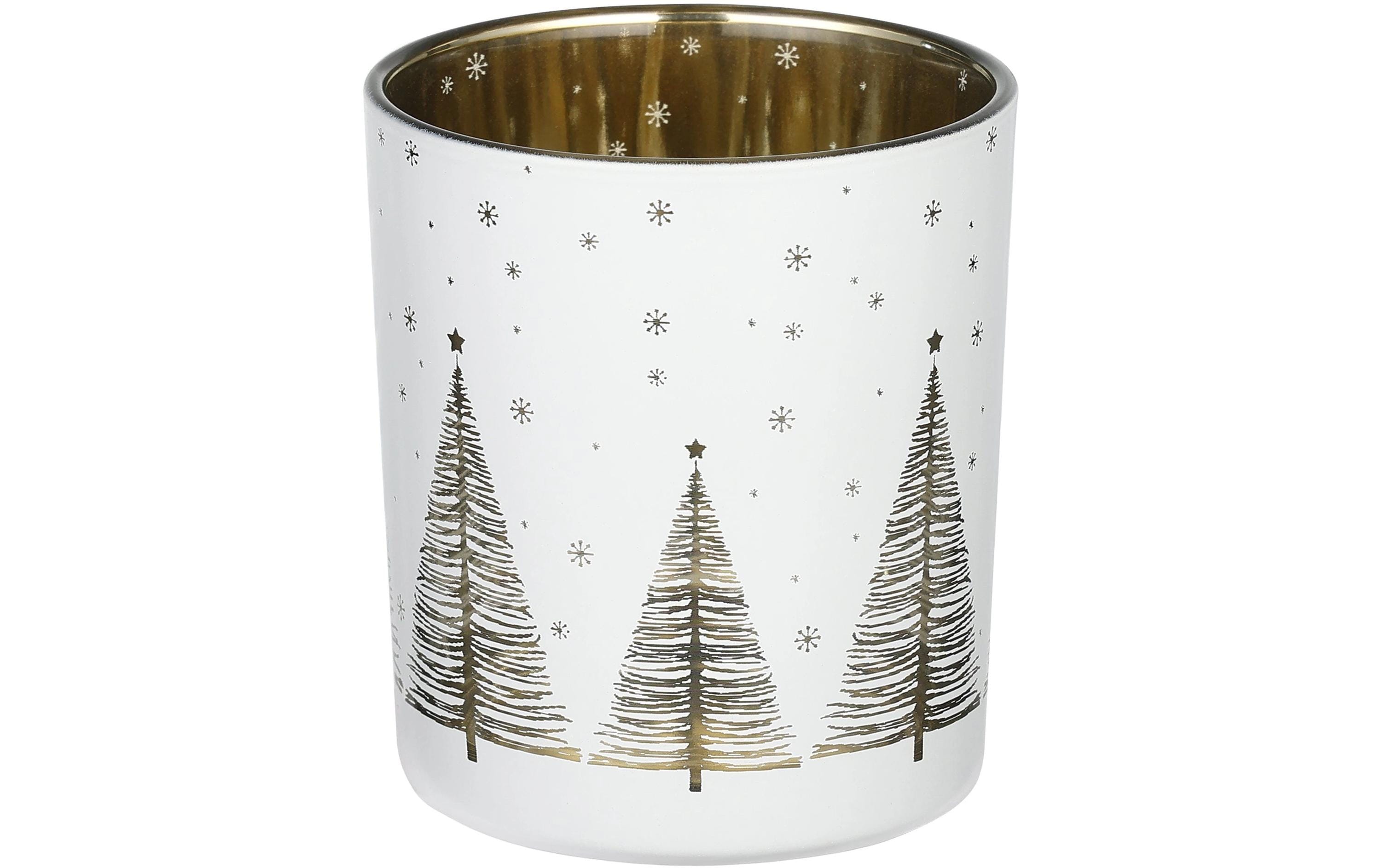 EGLO Weihnachtswindlicht Lukut Ø 7 cm, Gold/Weiss EGLO Weihnachtswindlicht Lukut Ø 7 cm, Gold/Weiss