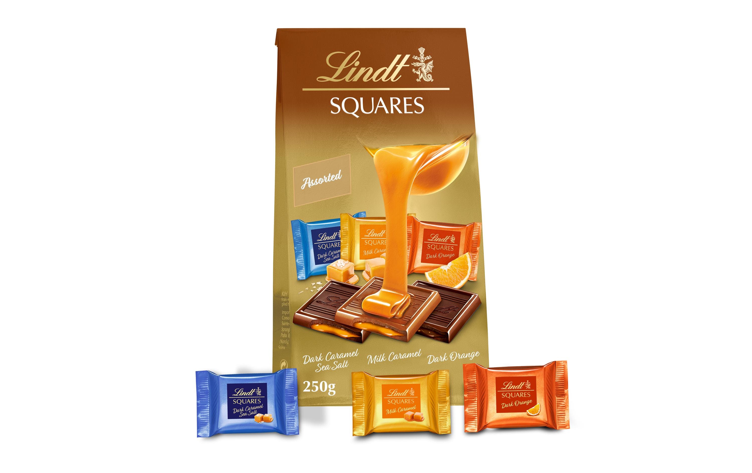 Lindt Schokoladen-Pralinen Squares assortiert 250 g Lindt Schokoladen-Pralinen Squares assortiert 250 g