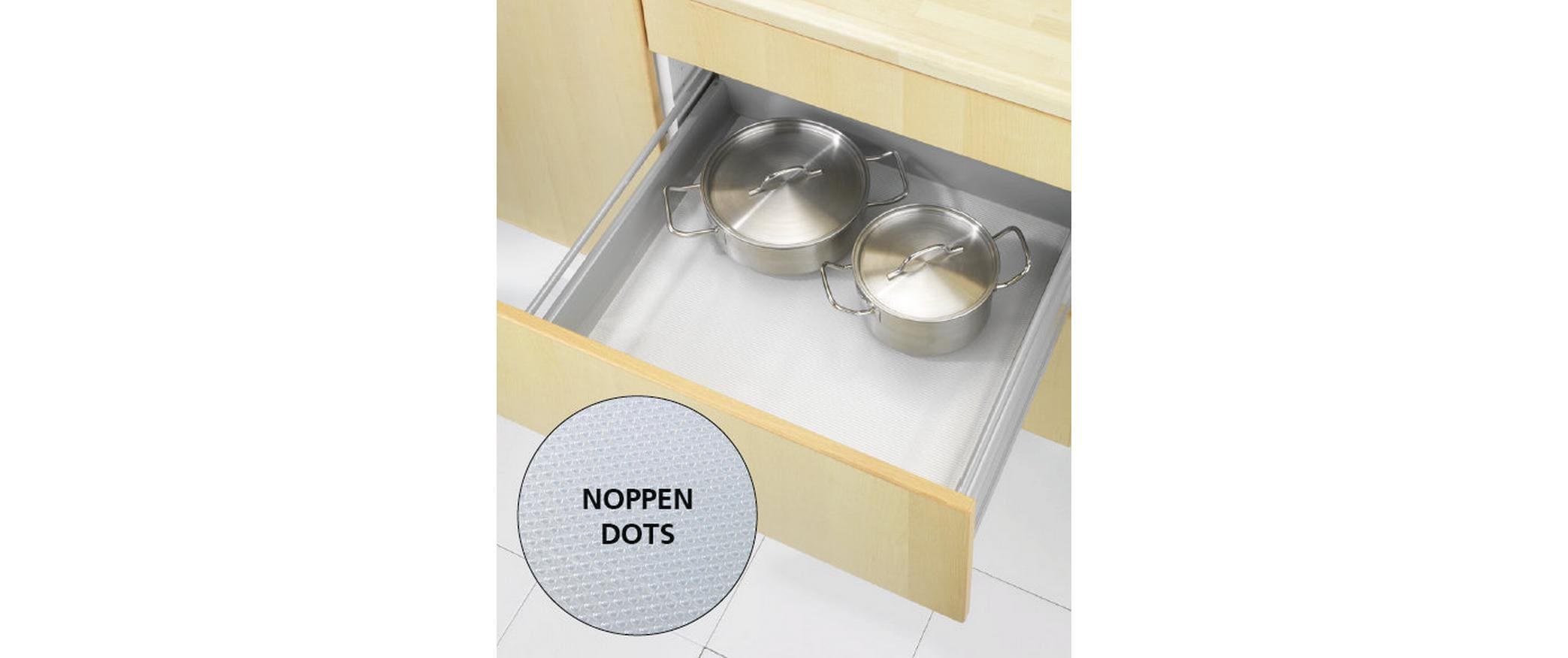 Wenko Anti-Rutsch-Matte transparent mit Noppen