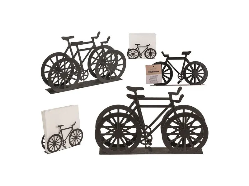 G. Wurm Serviettenhalter Fahrrad Schwarz
