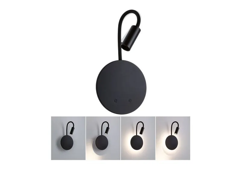 Paulmann LED Akkuwandleuchte Miora 2700K dimmbar Schwarz Paulmann LED Akkuwandleuchte Miora 2700K dimmbar Schwarz