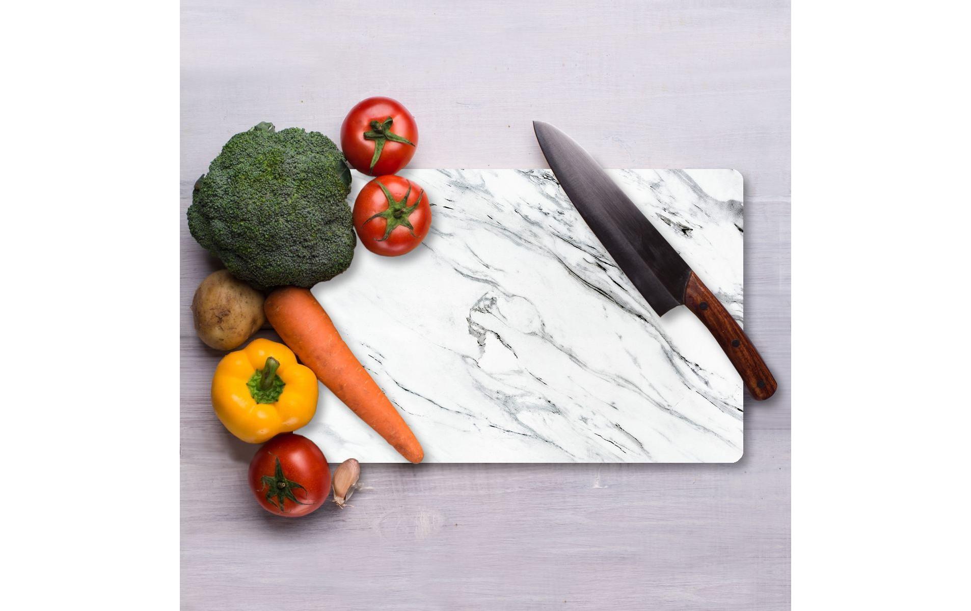 Hermia Schneidebrett Marble Grau/Weiss