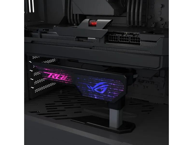 ASUS ROG ASUS ROG Herculx Grafikkartenhalter Schwarz ASUS ROG ASUS ROG Herculx Grafikkartenhalter Schwarz