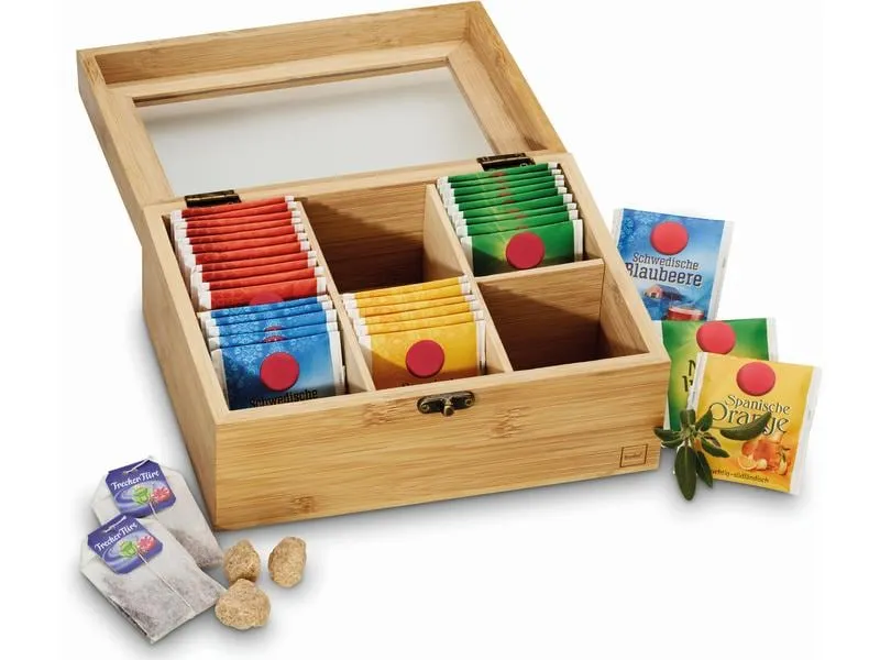 Kela Teebeutel-Box Noa Hellbraun Kela Teebeutel-Box Noa Hellbraun