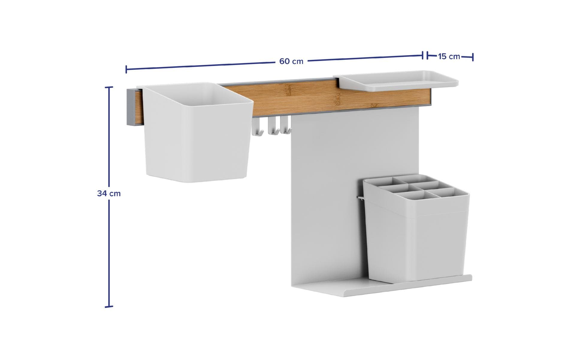tesa Kombi Set M Bambus/Weiss