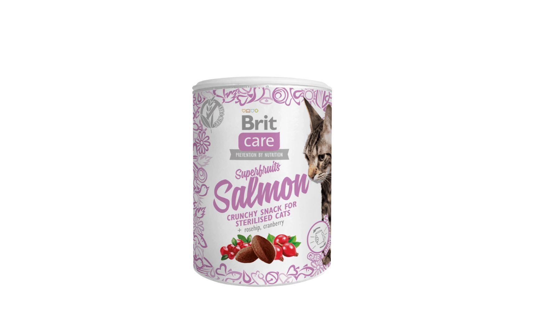 Brit Katzen-Snack Care Superfruits Salmon 100 g