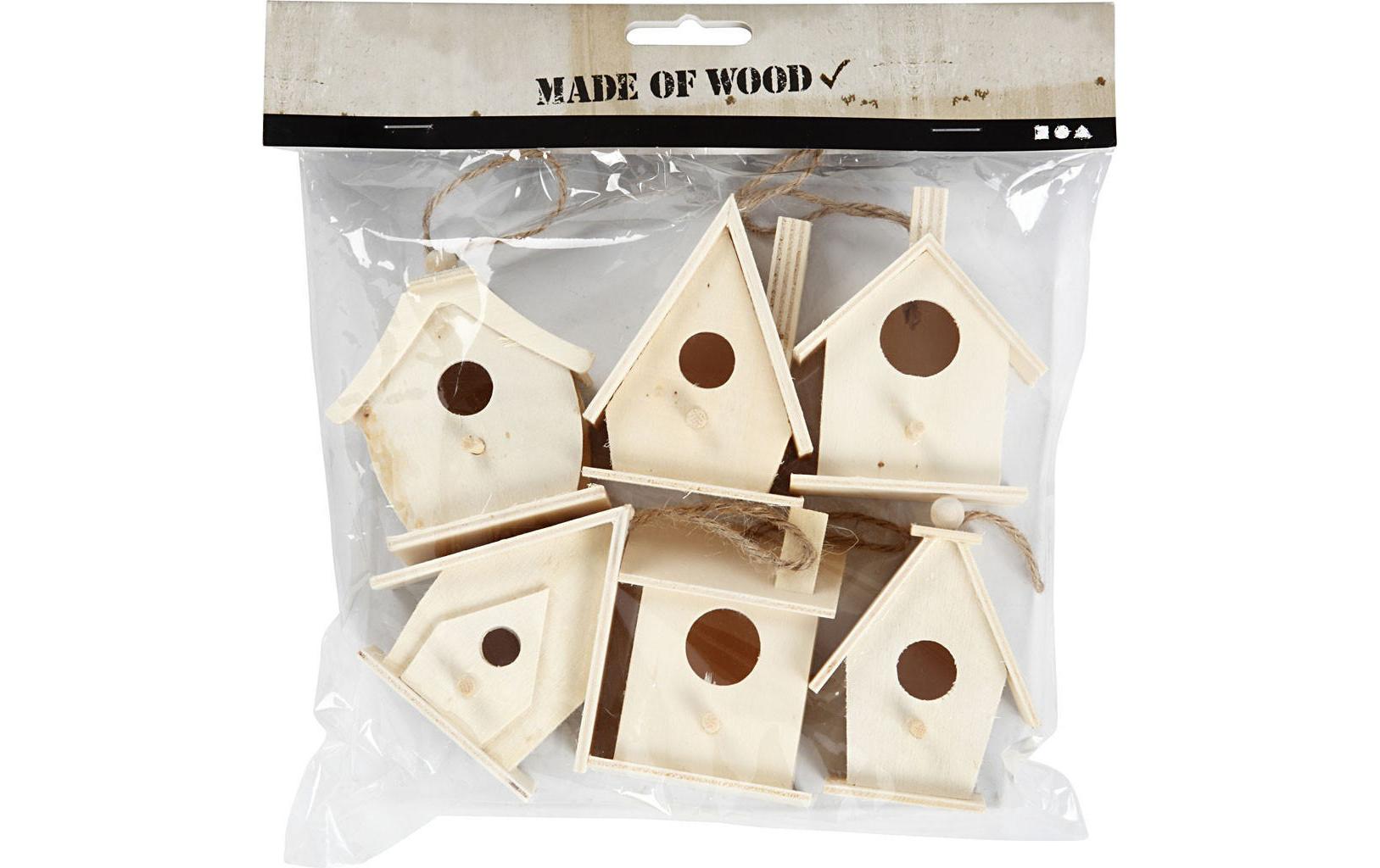 Creativ Company Holzartikel 7 cm Vogelhaus