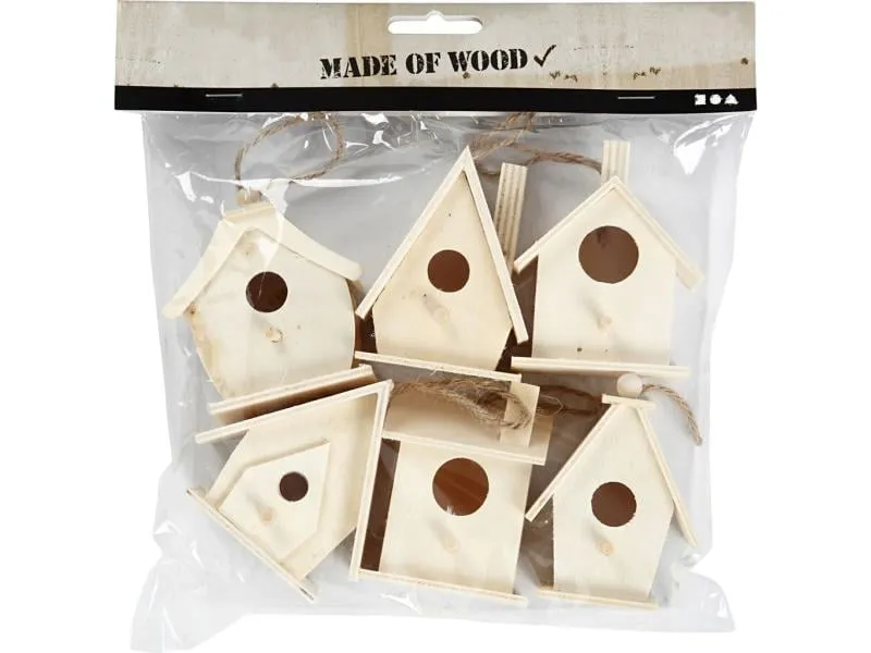 Creativ Company Holzartikel 7 cm Vogelhaus Creativ Company Holzartikel 7 cm Vogelhaus